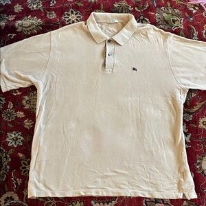 Burberry Light Beige Polo Shirt for Men